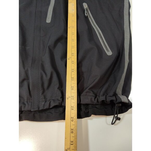 Mountain Hardware Men’s XXL Wind Breaker Conduit Soft Shell Black Full Zip - Picture 8 of 10